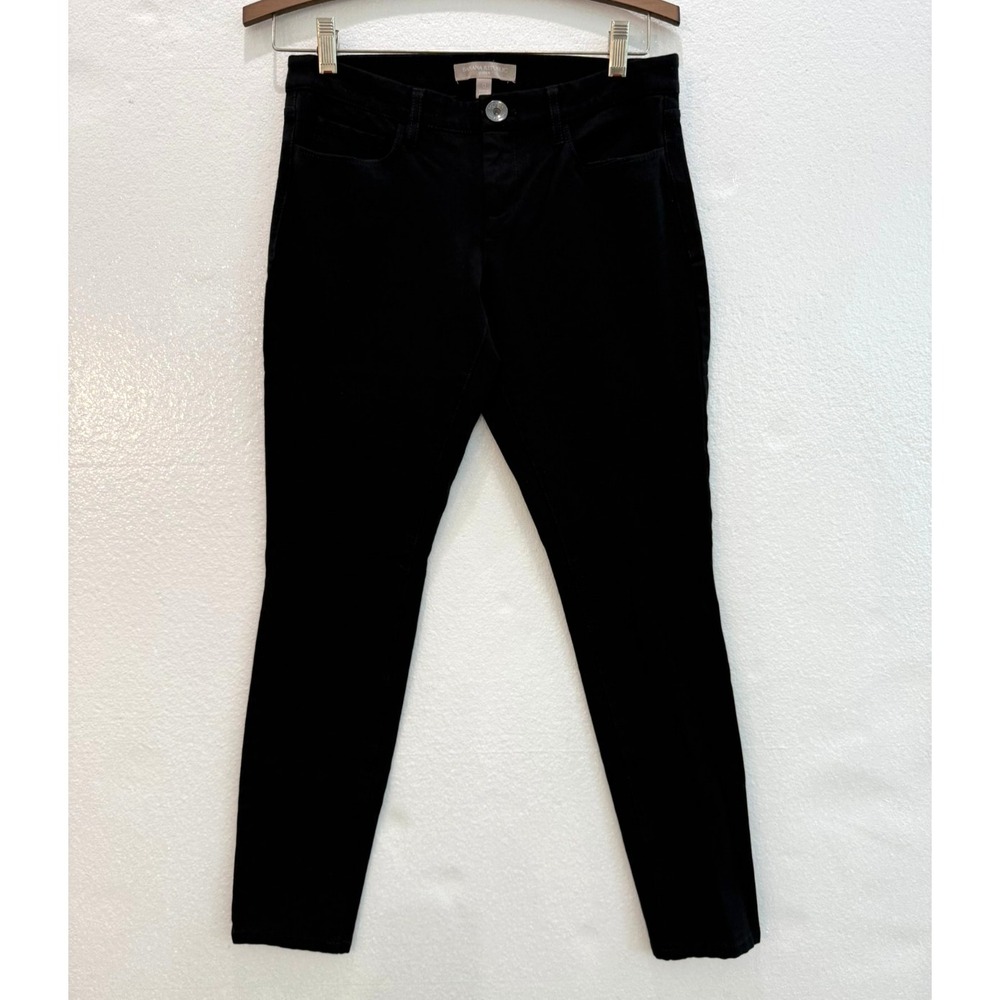 NWOT‎ Banana Republic Sloan Ankle Stretch Black Skinny Jeans Denim